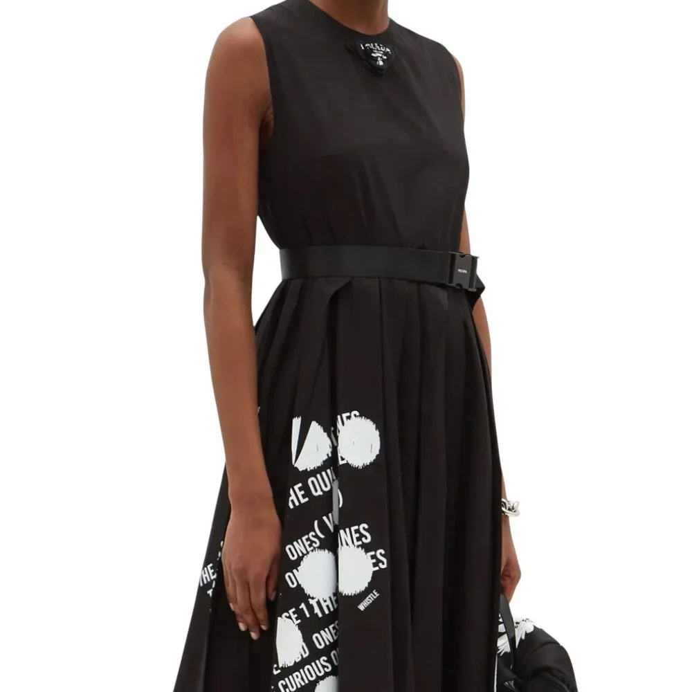 Floral-Print Cotton-Poplin Midi Dress Size 38 IT, Xs/S US NEW - Picture 7 of 16